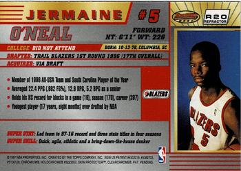 1996-97 Bowman's Best - Refractors #R20 Jermaine O'Neal Back