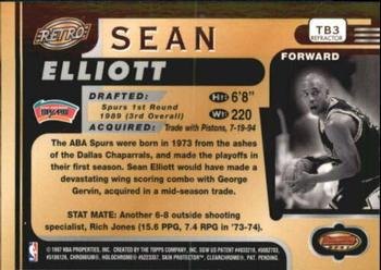 1996-97 Bowman's Best - Refractors #TB3 Sean Elliott Back