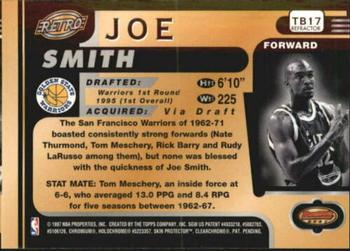 1996-97 Bowman's Best - Refractors #TB17 Joe Smith Back