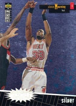 1996-97 Collector's Choice - You Crash the Game Scoring Silver Exchange (Series One) #R14 Alonzo Mourning Front