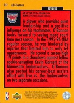1996-97 Collector's Choice - You Crash the Game Scoring Silver Exchange (Series One) #R17 Ed O'Bannon Back