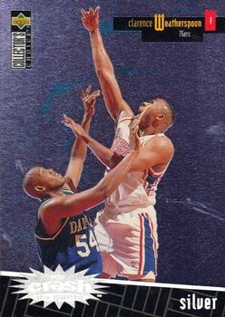 1996-97 Collector's Choice - You Crash the Game Scoring Silver Exchange (Series One) #R20 Clarence Weatherspoon Front