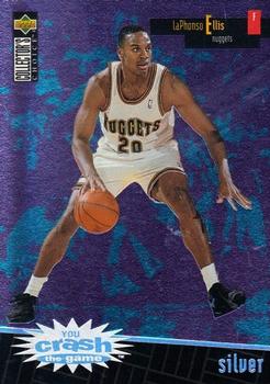 1996-97 Collector's Choice - You Crash the Game Scoring Silver Exchange (Series Two) #R7 LaPhonso Ellis Front