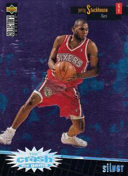 1996-97 Collector's Choice - You Crash the Game Scoring Silver Exchange (Series Two) #R20 Jerry Stackhouse Front