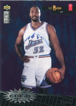 1996-97 Collector's Choice - You Crash the Game Scoring Silver Exchange (Series Two) #R27 Karl Malone Front