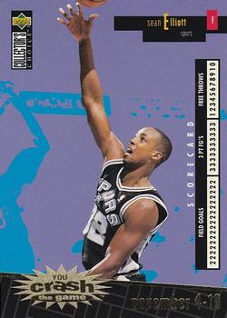 1996-97 Collector's Choice - You Crash the Game Scoring Gold (Series One) #C24 Sean Elliott Front