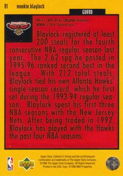 1996-97 Collector's Choice - You Crash the Game Scoring Gold Exchange (Series One) #R1 Mookie Blaylock Back