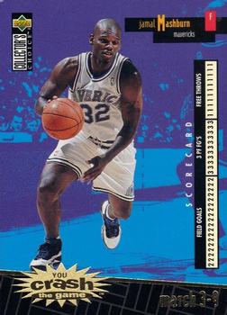 1996-97 Collector's Choice - You Crash the Game Scoring Gold (Series Two) #C6 Jamal Mashburn Front