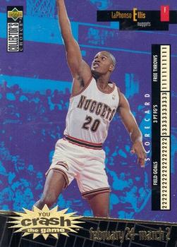 1996-97 Collector's Choice - You Crash the Game Scoring Gold (Series Two) #C7 LaPhonso Ellis Front