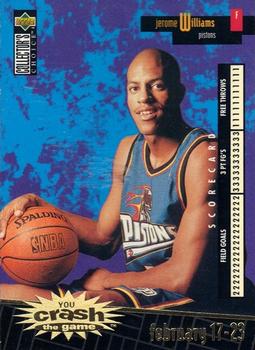 1996-97 Collector's Choice - You Crash the Game Scoring Gold (Series Two) #C8 Jerome Williams Front