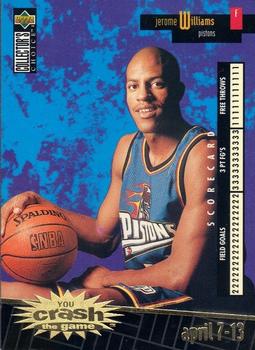 1996-97 Collector's Choice - You Crash the Game Scoring Gold (Series Two) #C8 Jerome Williams Front