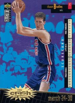 1996-97 Collector's Choice - You Crash the Game Scoring Gold (Series Two) #C17 Shawn Bradley Front