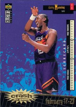 1996-97 Collector's Choice - You Crash the Game Scoring Gold (Series Two) #C21 Danny Manning Front