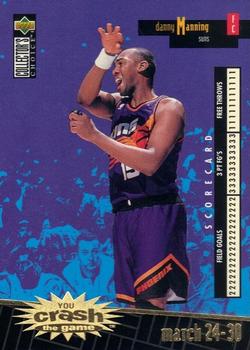1996-97 Collector's Choice - You Crash the Game Scoring Gold (Series Two) #C21 Danny Manning Front
