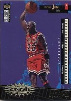 1996-97 Collector's Choice - You Crash the Game Scoring Gold (Series Two) #C30 Michael Jordan Front