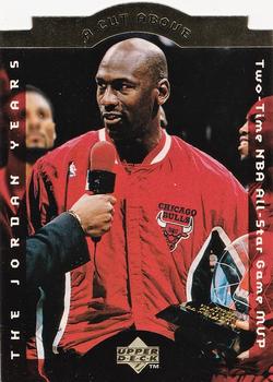 1996-97 Collector's Choice - A Cut Above: The Jordan Years #CA6 Michael Jordan Front