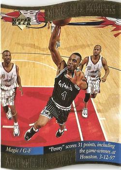 1996-97 Collector's Choice - Memorable Moments #5 Anfernee Hardaway Front