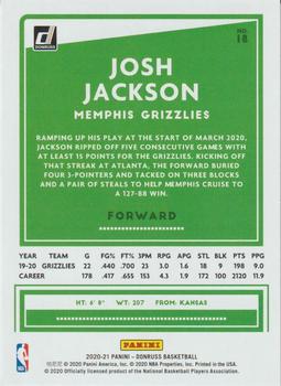 2020-21 Donruss #18 Josh Jackson Back