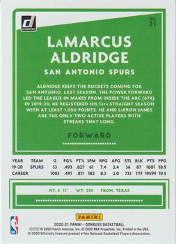 2020-21 Donruss #21 LaMarcus Aldridge Back