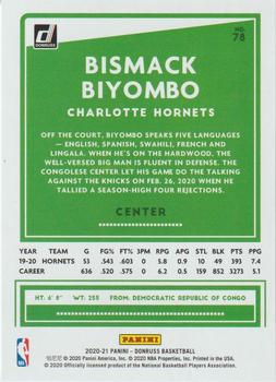 2020-21 Donruss #78 Bismack Biyombo Back