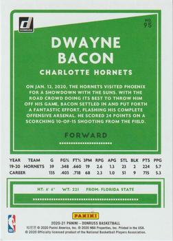 2020-21 Donruss #95 Dwayne Bacon Back