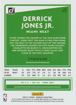 2020-21 Donruss #102 Derrick Jones Jr. Back