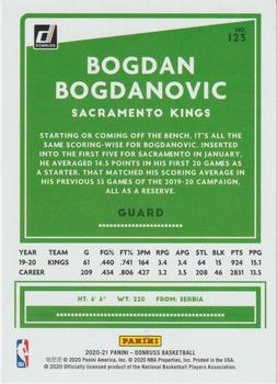 2020-21 Donruss #123 Bogdan Bogdanovic Back