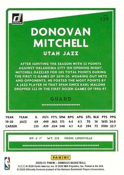 2020-21 Donruss #128 Donovan Mitchell Back