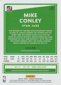 2020-21 Donruss #129 Mike Conley Back