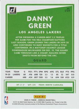 2020-21 Donruss #139 Danny Green Back