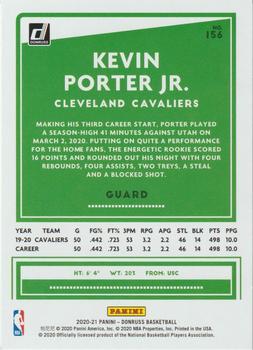 2020-21 Donruss #156 Kevin Porter Jr. Back