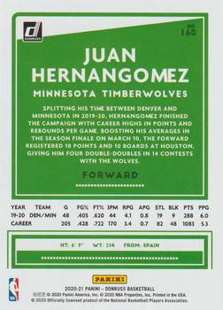 2020-21 Donruss #160 Juancho Hernangomez Back