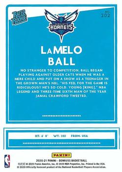 2020-21 Donruss #202 LaMelo Ball Back