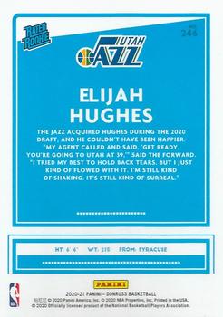 2020-21 Donruss #246 Elijah Hughes Back