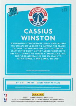 2020-21 Donruss #249 Cassius Winston Back