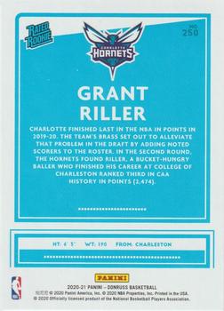 2020-21 Donruss #250 Grant Riller Back