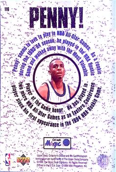 1996-97 Collector's Choice - Penny! 5x7 #116 Anfernee Hardaway Back