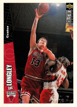1996-97 Collector's Choice Chicago Bulls #CH6 Luc Longley Front