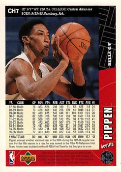 1996-97 Collector's Choice Chicago Bulls #CH7 Scottie Pippen Back