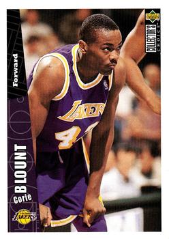 1996-97 Collector's Choice Los Angeles Lakers #LA1 Corie Blount Front