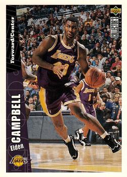 1996-97 Collector's Choice Los Angeles Lakers #LA3 Elden Campbell Front