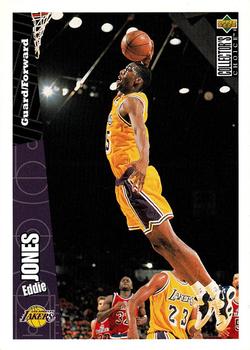 1996-97 Collector's Choice Los Angeles Lakers #LA5 Eddie Jones Front