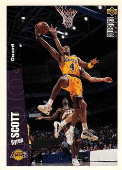 1996-97 Collector's Choice Los Angeles Lakers #LA8 Byron Scott Front