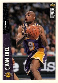 1996-97 Collector's Choice Los Angeles Lakers #LA9 Nick Van Exel Front