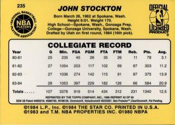 1996-97 Topps - Finest Reprints #43 John Stockton Back