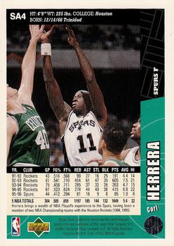 1996-97 Collector's Choice San Antonio Spurs #SA4 Carl Herrera Back