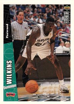 1996-97 Collector's Choice San Antonio Spurs #SA9 Dominique Wilkins Front