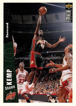 1996-97 Collector's Choice Seattle SuperSonics #ST3 Shawn Kemp Front