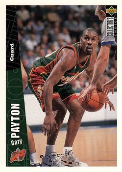 1996-97 Collector's Choice Seattle SuperSonics #ST6 Gary Payton Front