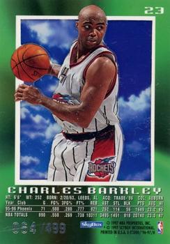 1996-97 E-X2000 - Credentials #23 Charles Barkley Back